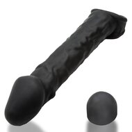 Oxballs - Muscle Ripped - Penis Sleeve - Night Edition - Siliconen/TPR - Zwrt