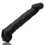 Oxballs - Muscle Ripped - Penis Sleeve - Night Edition - Siliconen/TPR - Zwrt