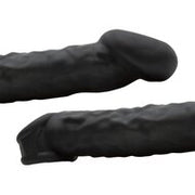 Oxballs - Muscle Ripped - Penis Sleeve - Night Edition - Siliconen/TPR - Zwrt
