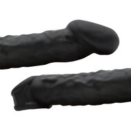 Oxballs - Muscle Ripped - Penis Sleeve - Night Edition - Siliconen/TPR - Zwrt