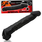 Oxballs - Muscle Ripped - Penis Sleeve - Night Edition - Siliconen/TPR - Zwrt