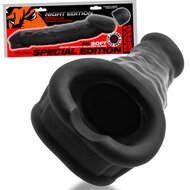 Oxballs - Muscle Ripped - Penis Sleeve - Night Edition - Siliconen/TPR - Zwrt