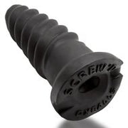 Oxballs - Screwdhole - Inbrengbare Fuck Sleeve - Night Edition - Siliconen/TPR - Zwart