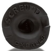 Oxballs - Screwdhole - Inbrengbare Fuck Sleeve - Night Edition - Siliconen/TPR - Zwart