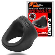 Oxballs - Unit-X Cocksling - Night Edition - Siliconen/TPR - Zwart