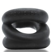 Oxballs - Z-Balls Ballstretcher - Night Edition - Siliconen/TPR - Zwart