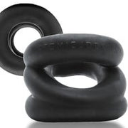 Oxballs - Z-Balls Ballstretcher - Night Edition - Siliconen/TPR - Zwart