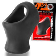 Oxballs - Unit-X Stretch Cocksling - Night Edition - Siliconen/TPR - Zwart