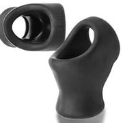 Oxballs - Unit-X Stretch Cocksling - Night Edition - Siliconen/TPR - Zwart
