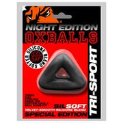 Oxballs - Tri-Sport - Night Edition - Cocksling - Siliconen/TPR - Zwart