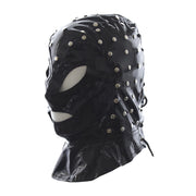 Smart Moves - Hood met Spikes - Vetersluiting Achter - Zwart-Erotiekvoordeel.nl