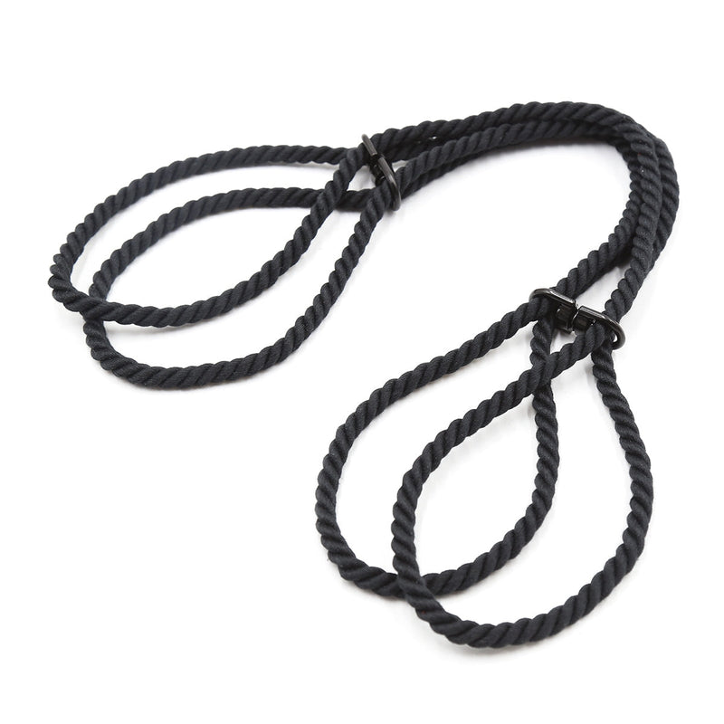 Smart Moves - Touw Handboeien - Japanse Bondage Boeien - Zwart-Erotiekvoordeel.nl