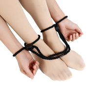 Smart Moves - Touw Handboeien - Japanse Bondage Handboeien - Shibari - Zwart-Erotiekvoordeel.nl