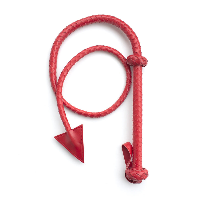 Smart Moves - Lange Zweep - Devil Staart - 140 cm - Rood-Erotiekvoordeel.nl