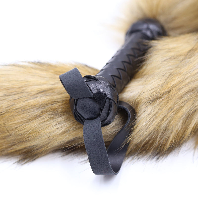 Smart Moves - Vossenstaart Flogger - 62cm - Bruin-Erotiekvoordeel.nl