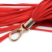 Smart Moves - Flogger aan Karabijnhaak - 32 cm - Rood-Erotiekvoordeel.nl