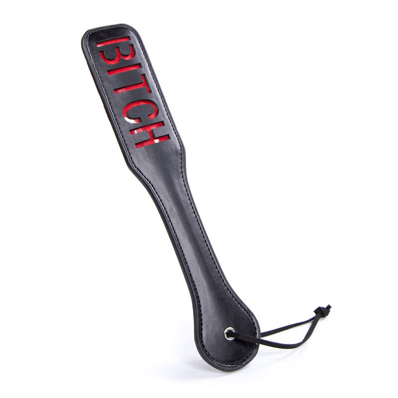 Smart Moves - BITCH Paddle - 32 cm - Zwart-Erotiekvoordeel.nl