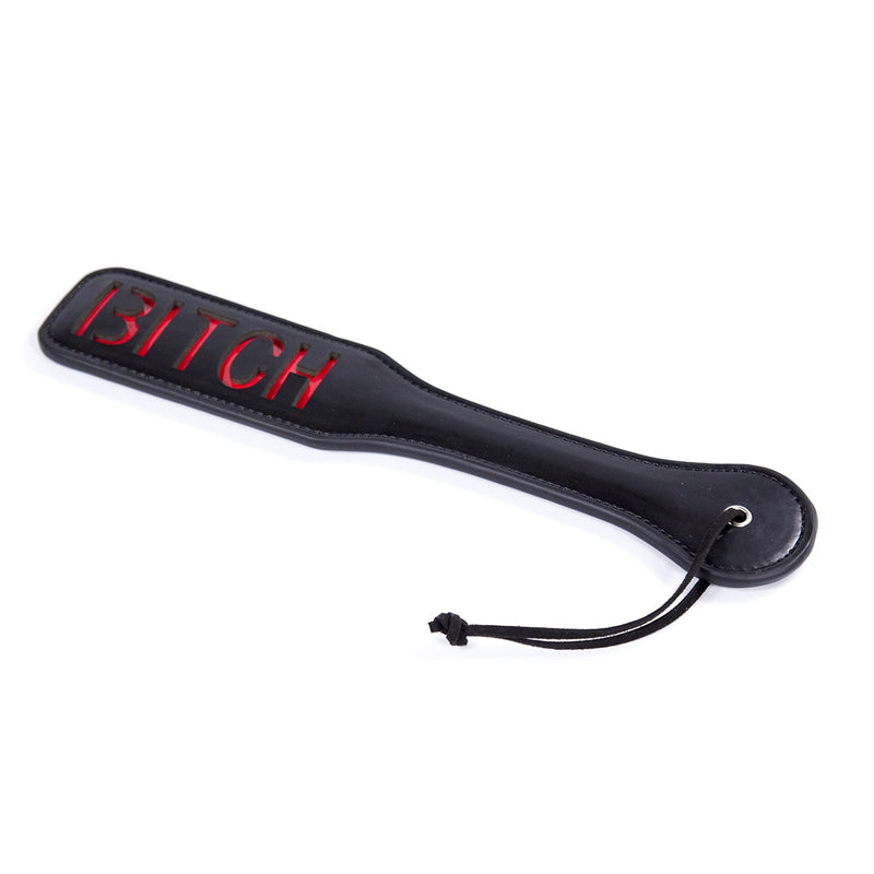 Smart Moves - BITCH Paddle - 32 cm - Zwart-Erotiekvoordeel.nl