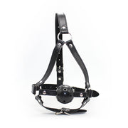 Smart Moves - Ball Gag met Hoofdharnas-Erotiekvoordeel.nl
