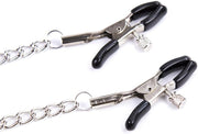 Smart Moves - Siliconen Ball Gag met Tepelklemmen - Zwart/Rood-Erotiekvoordeel.nl
