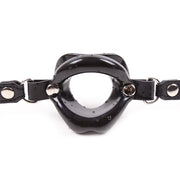 Smart Moves - Ring Gag - Zwarte Lippen-Erotiekvoordeel.nl