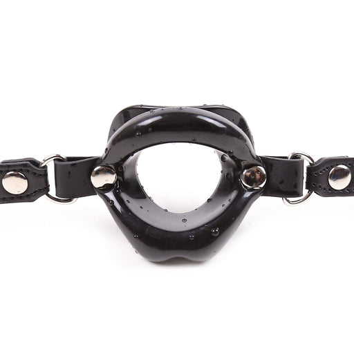Smart Moves - Ring Gag - Zwarte Lippen-Erotiekvoordeel.nl