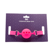 Smart Moves - Silicone Ball Gag - Roze-Erotiekvoordeel.nl