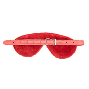 Smart Moves - Blinddoek - Gevoerd met Kunstbont - Rood-Erotiekvoordeel.nl