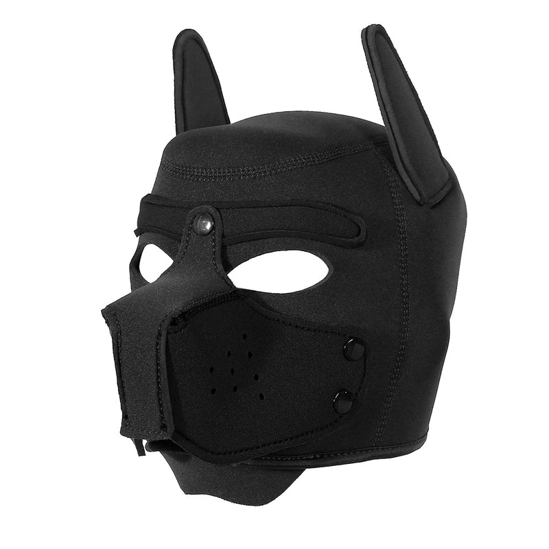 Fixxx - Hondenmasker - Puppy Hood - Zwart-Erotiekvoordeel.nl