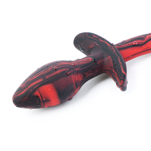 Smart Moves - Buttplug met Puppy Tail - Rood/Zwart-Erotiekvoordeel.nl