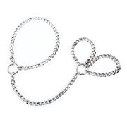 Smart Moves - Ketting Collar met Verbonden Handboeien - Zilver-Erotiekvoordeel.nl
