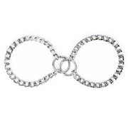 Smart Moves - Ketting Handboeien met Twee Ringen - Zilver-Erotiekvoordeel.nl