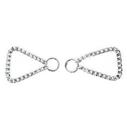Smart Moves - Ketting Handboeien met Twee Ringen - Zilver-Erotiekvoordeel.nl