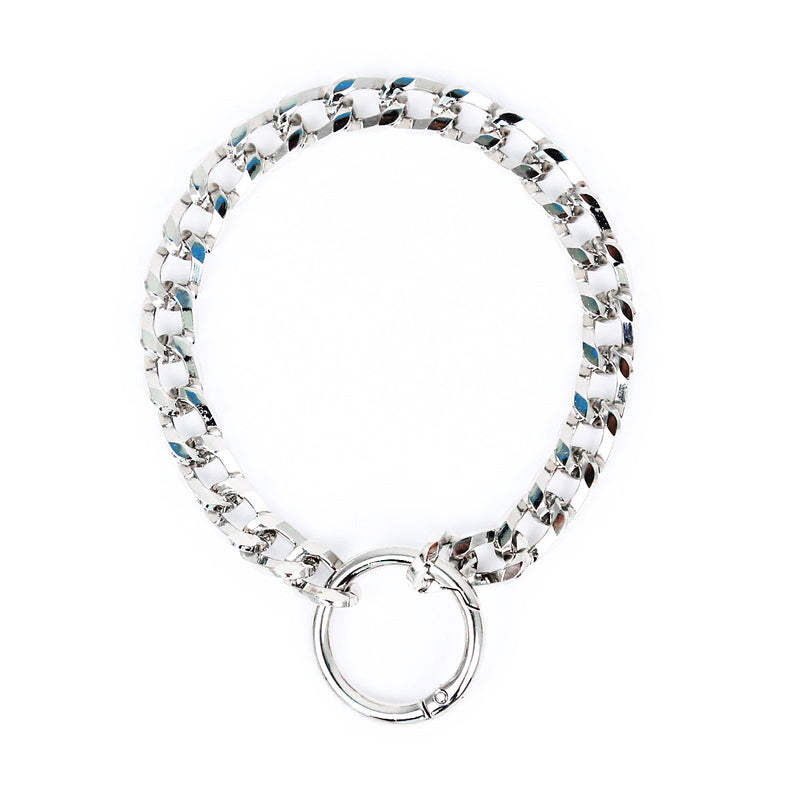 Smart Moves - Ketting Handboeien met Twee Ringen - Zilver-Erotiekvoordeel.nl