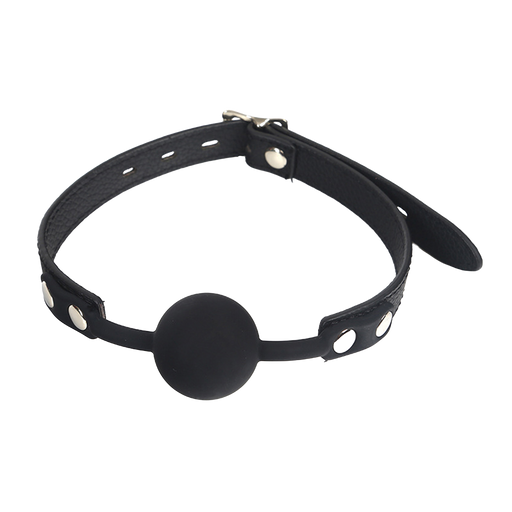 Fixxx - Silicone Ball Gag Zwart-Erotiekvoordeel.nl