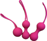 Being Fetish - Kegel Ball Set - 3 stuks - Paars of Roze-Erotiekvoordeel.nl
