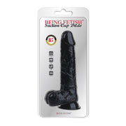 Being Fetish - TPR Dildo 21,5 cm – Zwart-Erotiekvoordeel.nl