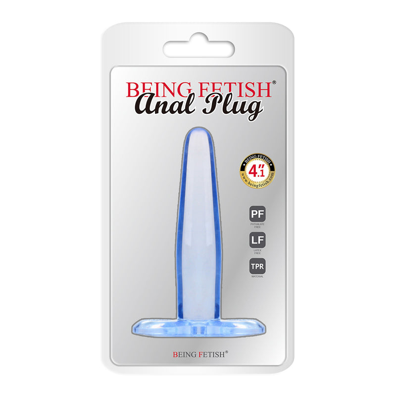 Being Fetish - Kleine Anaal Plug - 11 cm - Transparant-Erotiekvoordeel.nl