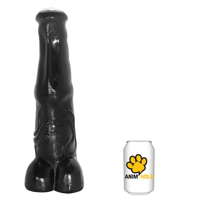 Gangbangster - Bear - Extreme Dildo - 32 x 10 cm - PVC - Zwart