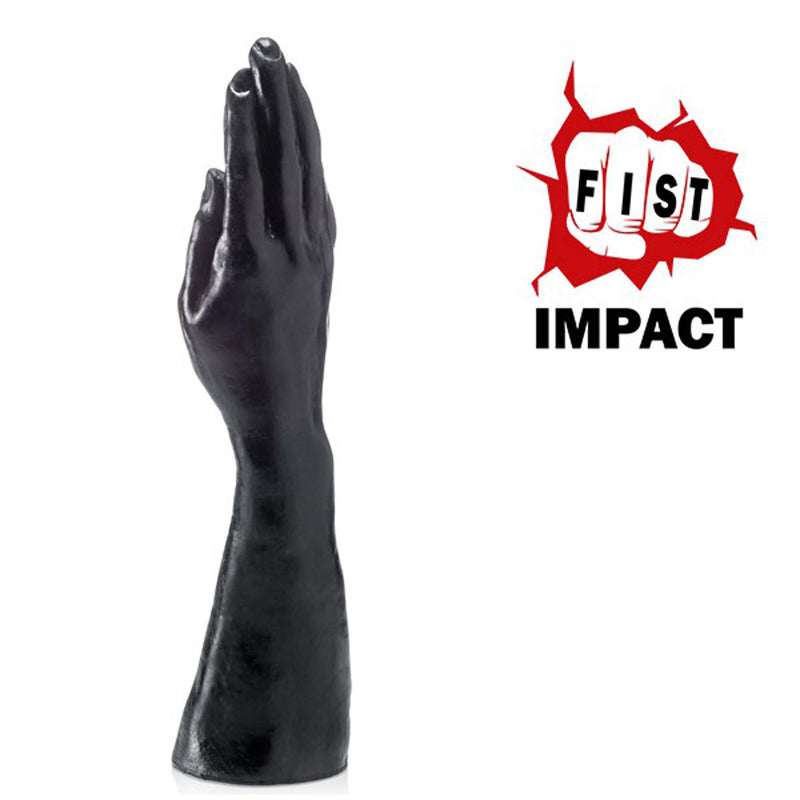Gangbangster - Big Slap - Extreme Dildo - 35 x 8,7 cm - PVC - Zwart