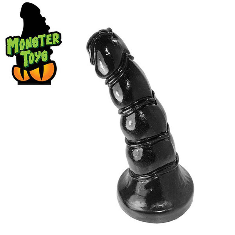 Gangbangster - Gobby - Dildo- 25 x 7,8 cm - PVC - Zwart