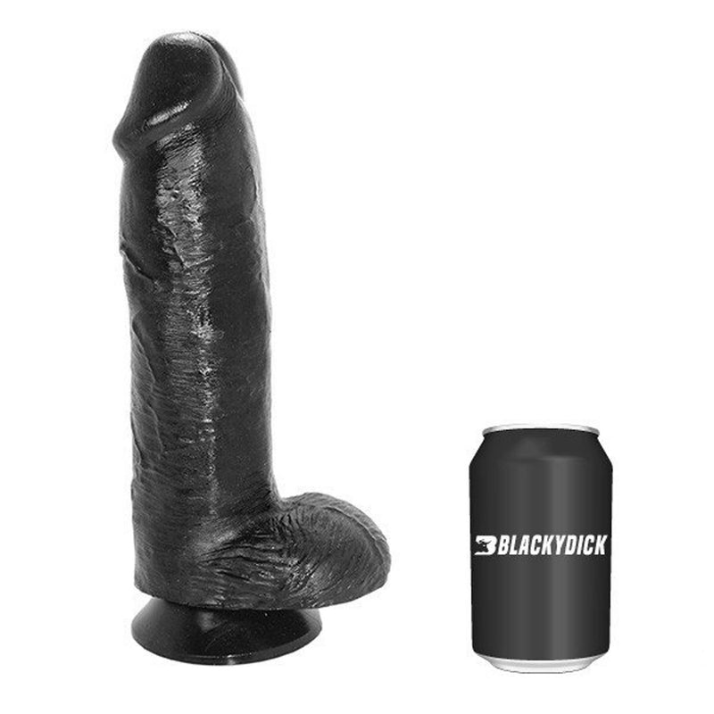 Gangbangster - Darel - Dildo - 22 x 6 cm - PVC - Zwart