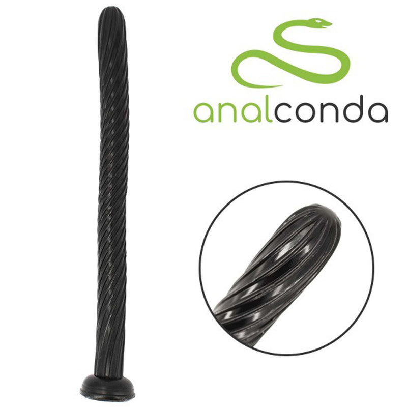 Gangbangster - Dixon - Anaal Slang - Extreme Dildo - 48 x 3,5 cm - PVC - Zwart