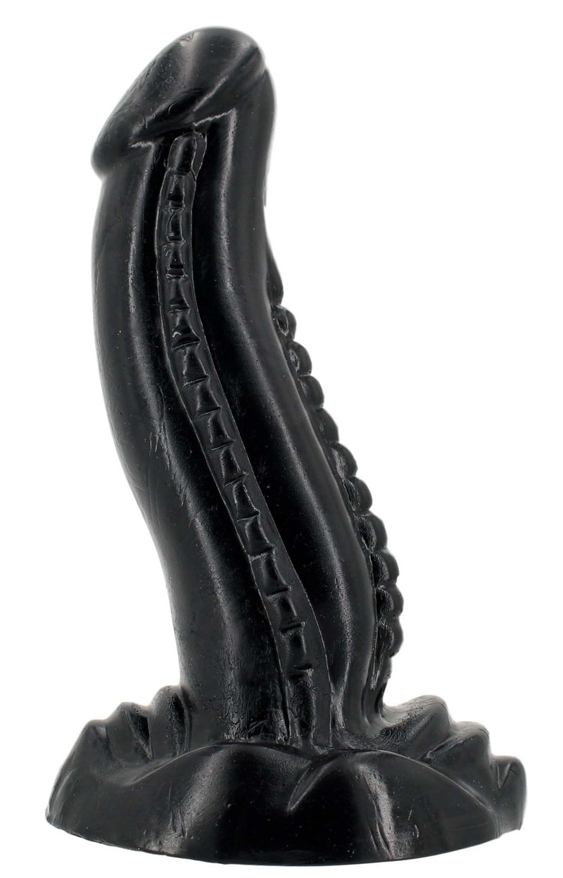 Gangbangster - Loch Ass - Dildo - 17 x 5 cm - PVC - Zwart