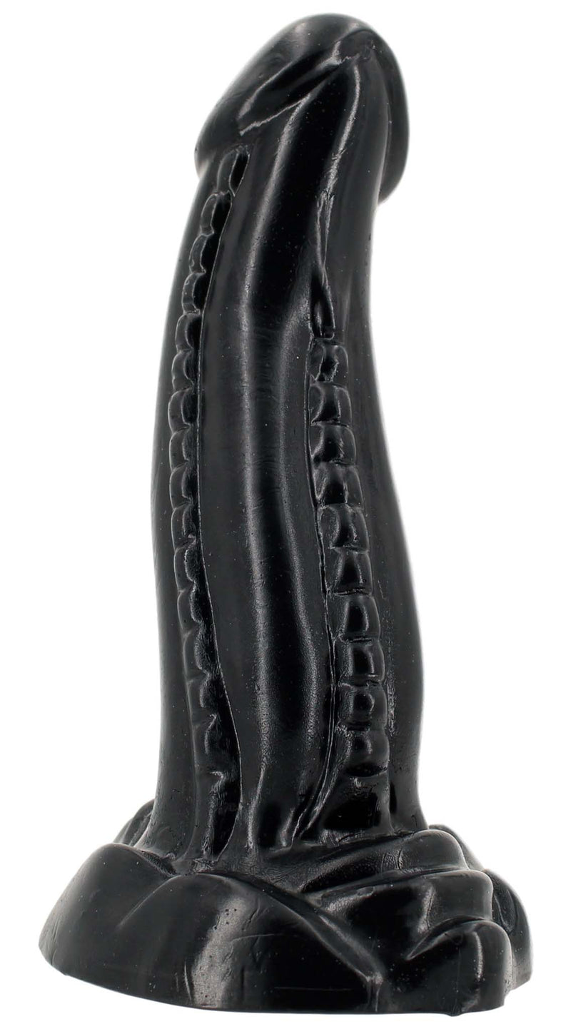 Gangbangster - Loch Ass - Dildo - 17 x 5 cm - PVC - Zwart