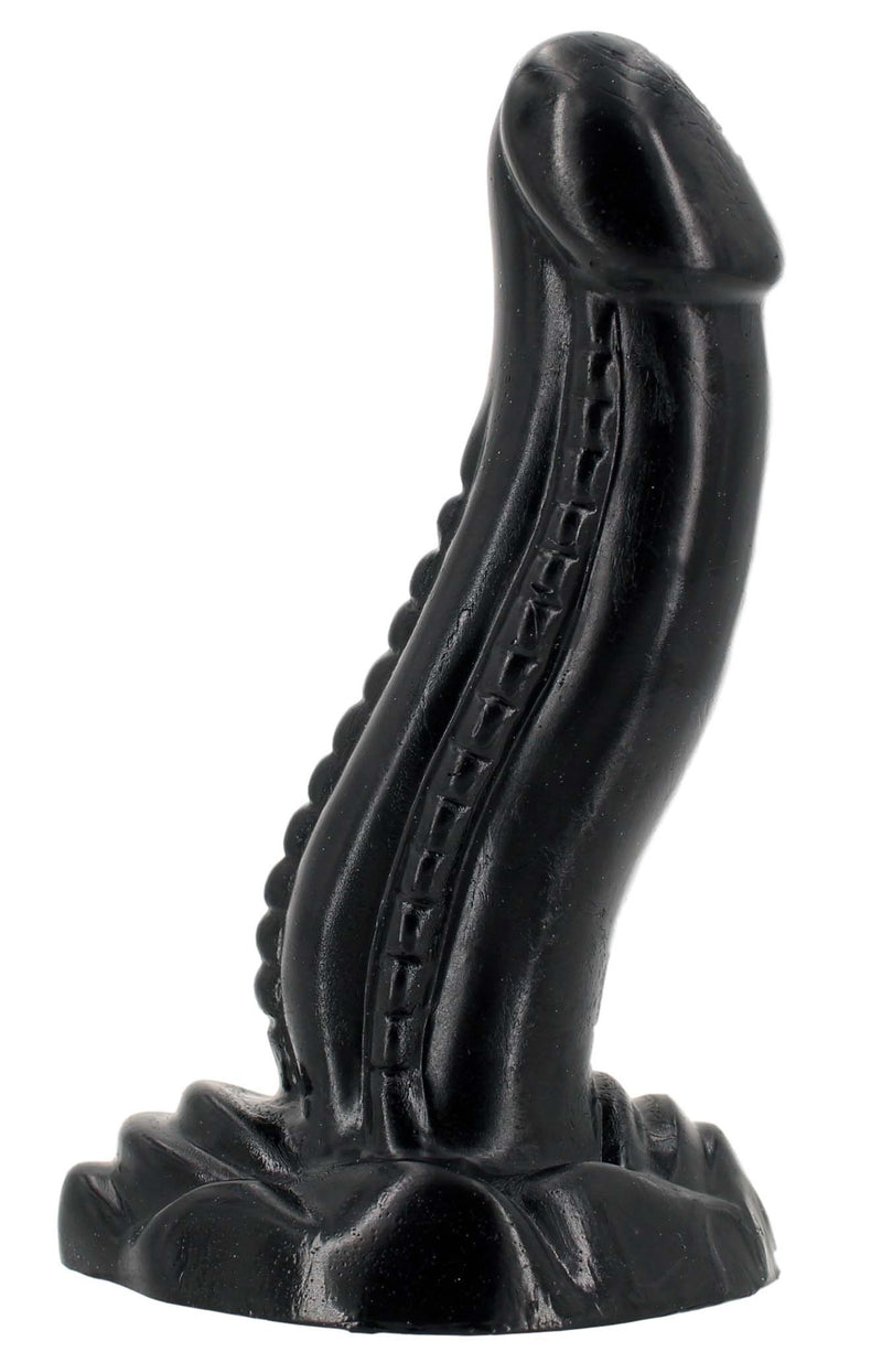 Gangbangster - Loch Ass - Dildo - 17 x 5 cm - PVC - Zwart