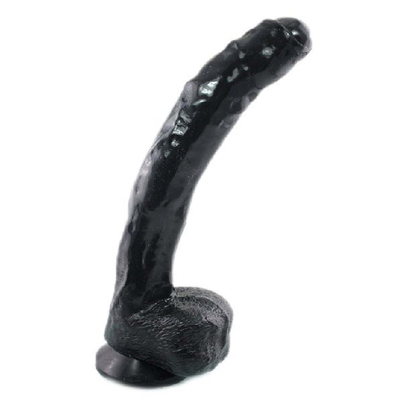 Gangbangster - Dildo - Powell - 26 x 5 cm - PVC - Zwart