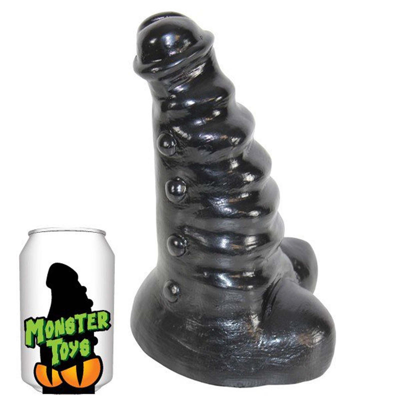 Gangbangster - Balrog - Dildo - 19 x 9 cm - PVC - Zwart