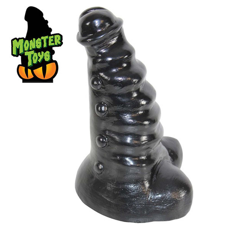 Gangbangster - Balrog - Dildo - 19 x 9 cm - PVC - Zwart