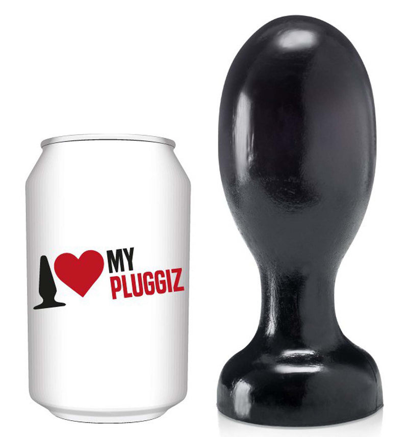 Gangbangster - Knop - Buttplug - 14 x 6,6 cm - PVC - Zwart